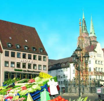 Tiptop Hotel Am Schoenen Brunnen Нюрнберг Екстериор снимка